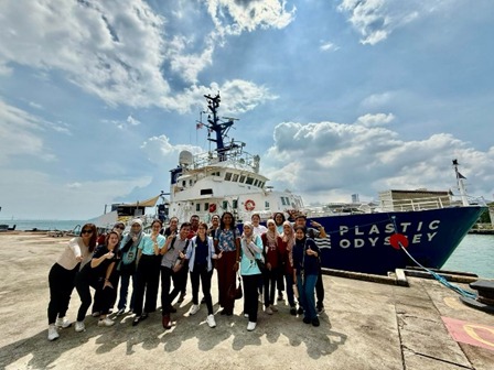 Onboard Laboratory Tour of Plastic Odyssey (1)